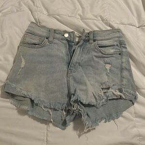 H&M Ripped denim shorts